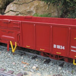 Completed Type 1 B Wagon Kit, assembled, painted and finished with addition of couplings, vacuum pipes and decals (Not supplied).