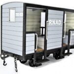 RNAD Four-Wheel Brake Van with addition of decals (not supplied)