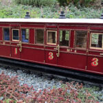NWNGR Pickering Brake Carriage Kit Completed with addition of Couplings, Decals and Upholstery. (Not supplied)