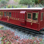 NWNGR Pickering Brake Carriage Kit Completed with addition of Couplings, Decals and Upholstery. (Not supplied)
