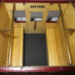 NWNGR Pickering Kit, completed Third Class Compartment interior.