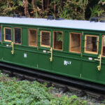 WHR Cut Down Pickering Brake Carriage Kit Completed with addition of Couplings, Decals and Upholstery. (Not supplied)