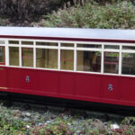 Carriage 124 Kit, assembled, painted and completed with addition of couplings and decals. (Not Supplied)