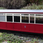 Carriage 124 Kit, assembled, painted and completed with addition of couplings and decals. (Not Supplied)