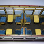 Completed First Class Saloon On Original Carriage 100. Upholstery Not Included With Kit