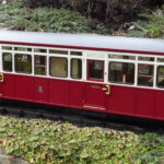 Carriage 105, assembled, painted and completed with the addition of couplings and decals.
