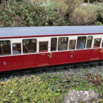 Carriage 104, assembled, painted and completed with addition of couplings and decals.