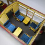 Carriage 106 Modern, assembled and painted First Class Compartment. Upholstery not supplied.