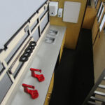 Carriage 124 Kit, Buffet interior completed, Kit includes hot water taps, sinks, soap and towel dispenses (unpainted).