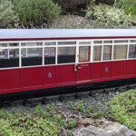 Carriage 124 Kit, assembled, painted and completed with addition of couplings and decals. (Not Supplied)