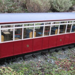 New Carriage 100 kit, assembled, painted and completed with addition of couplings and decals (Not supplied).