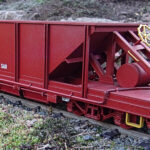 SAR NG-Y Hopper Wagon Kit (Including 2025 SARCAST Bogies) assembled, painted and completed with addition of couplings and decals.