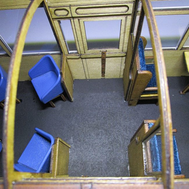 New Carriage 100 Kit, assembled entrance vestibule interior.
