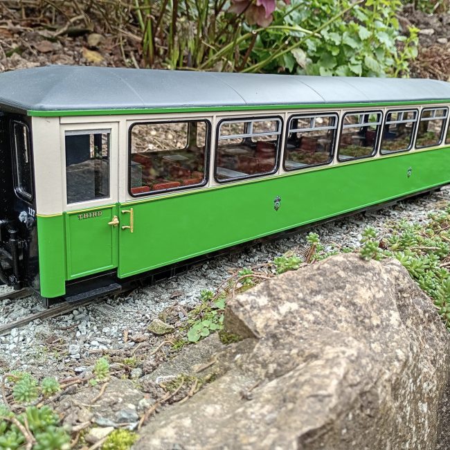 FR Carriage 117 - 1990s Push Pull Condition Kit assembled, painted and completed with addition of couplings and decals.