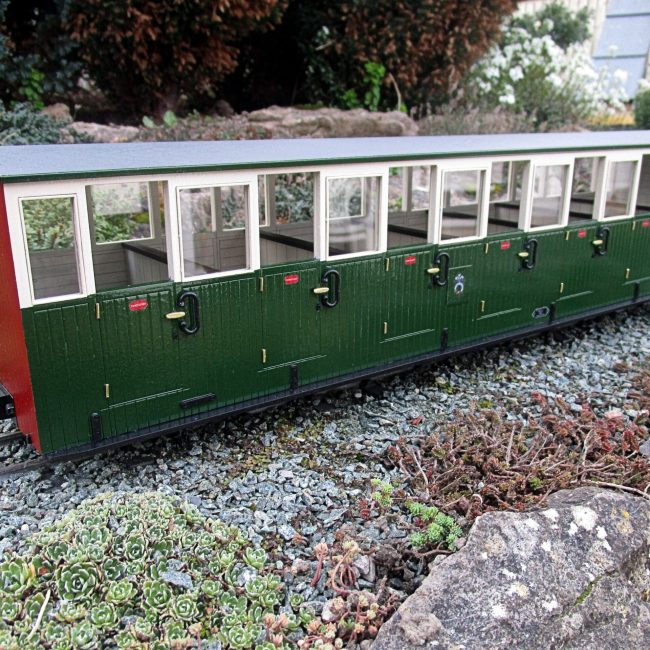WHR / FR Lowered Ashbury, completed with addition of decals and couplings.