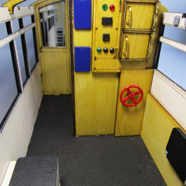 Carriage 124 Kit, Guard's Area, Handbrake & Generator Controls Completed.
