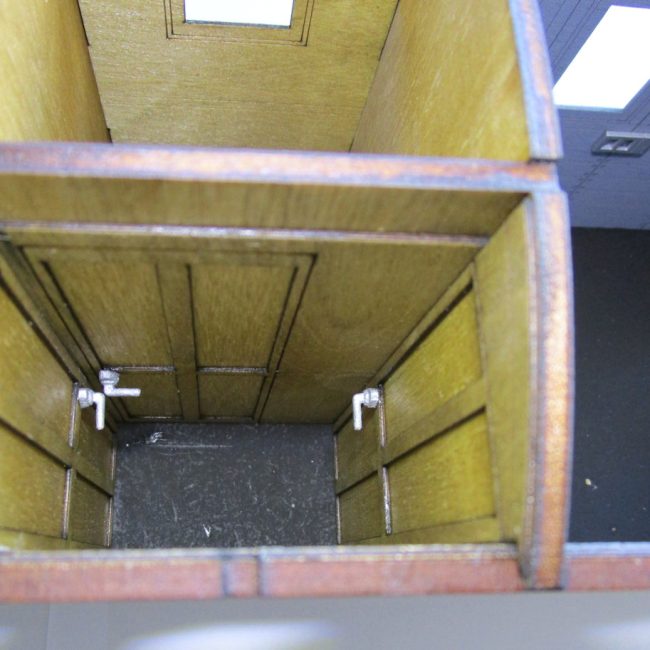 N5  assembled and painted corridor interior.