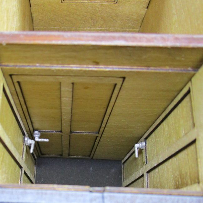 L5 (2025 Update) assembled and painted corridor interior.