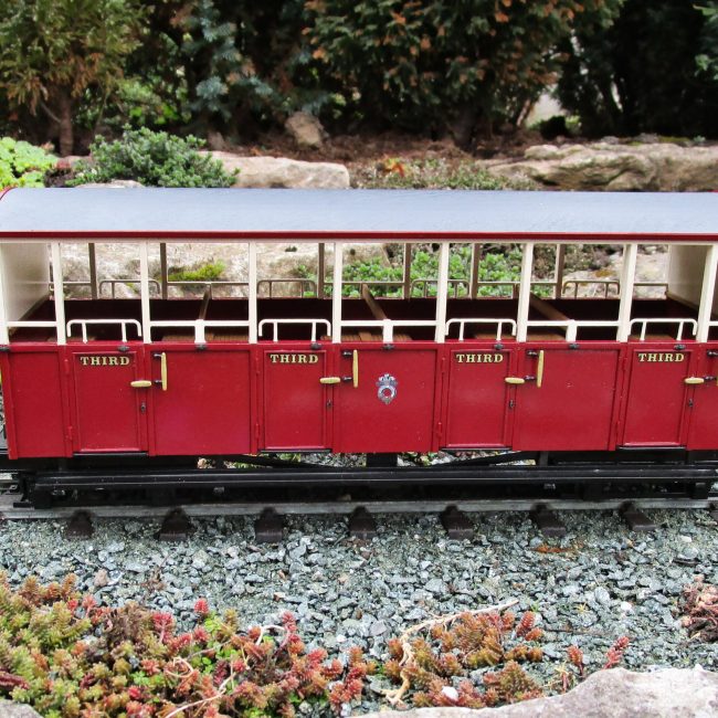 Carriage 37 kit completed with addition of couplings and decals