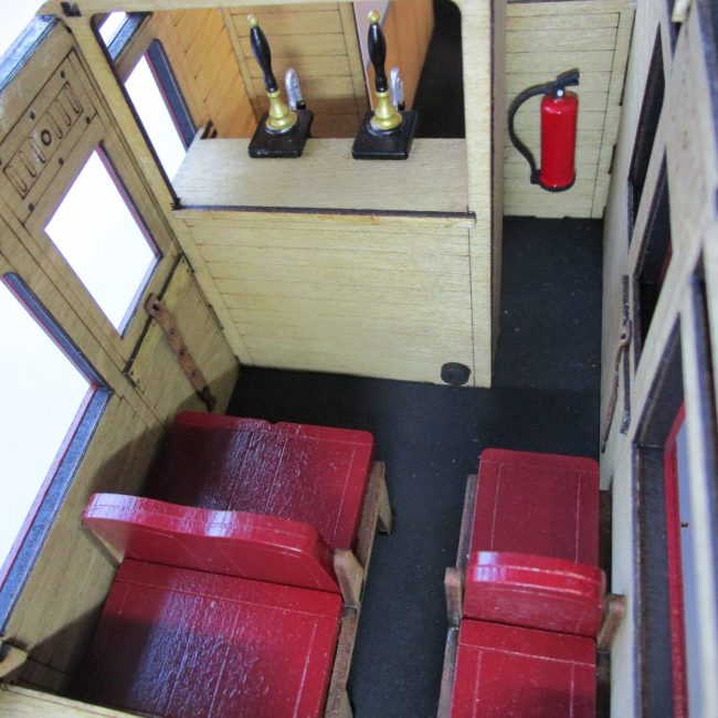 FR Carriage 14 Kit, Passenger Area Assembled  and Painted.