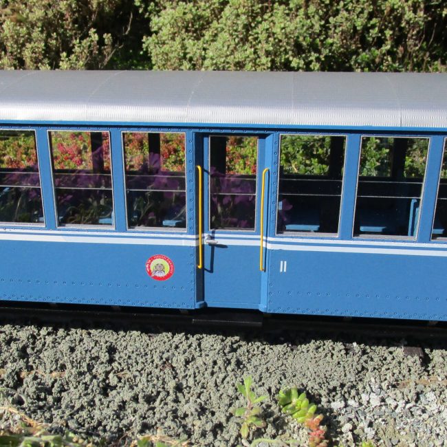 DHR GKP Carriage Finished with addition of decals (Not supplied).