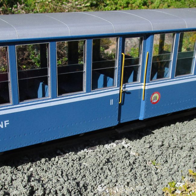 DHR GKP Carriage Finished with addition of decals (Not supplied).