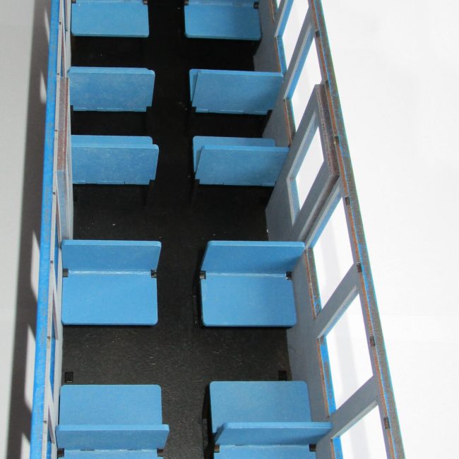 DHR GKP Carriage Finished with addition of decals (Not supplied).