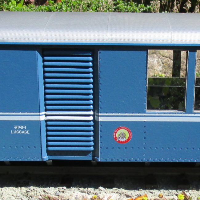 DHR GKP Carriage Finished with addition of decals (Not supplied).