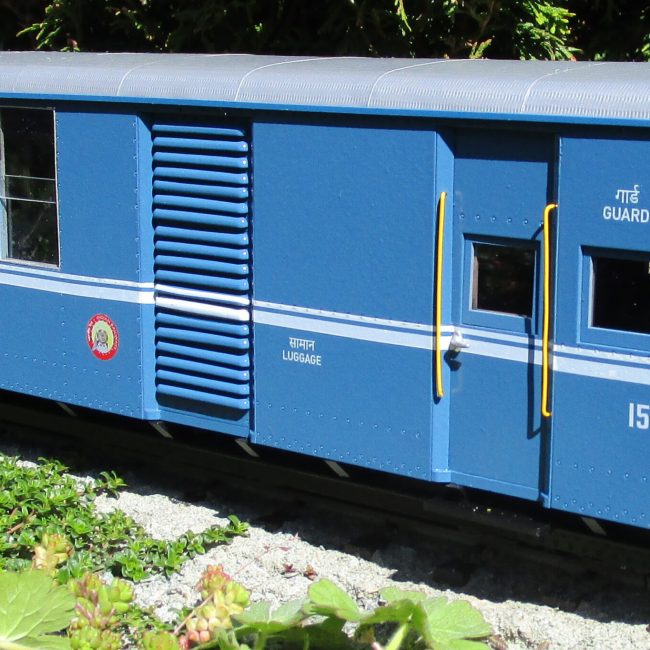 DHR GKP Carriage Finished with addition of decals (Not supplied).
