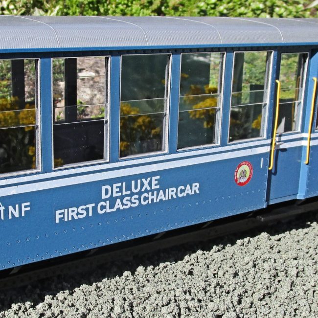 DHR GKP Carriage Finished with addition of decals (Not supplied).